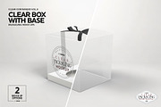 Clear Cupcake Box Packaging Mockup, a Cups & Container Mockup by INCDesign (Thumbnail 2 of 8)