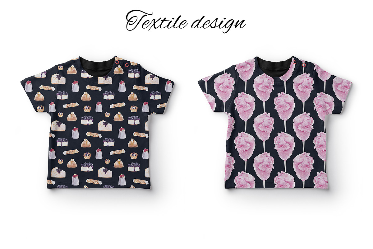 Sweets & desserts clipart & patterns, a Food Illustration by Visual Animal (Photo 4 of 21)