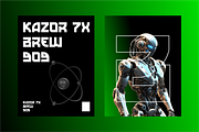 BARION- Modern Futuristic Display, a Sans Serif Font by Vroz Studio (Thumbnail 5 of 8)