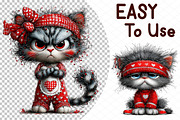 Valentine Grumpy Cat Clipart, an Illustration by cherrydesign (Thumbnail 4 of 4)