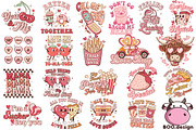 Retro Valentine Design Bundle, an Object Graphic by Boodesign (Thumbnail 1 of 8)
