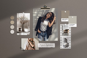 Mood Board Mockup Template