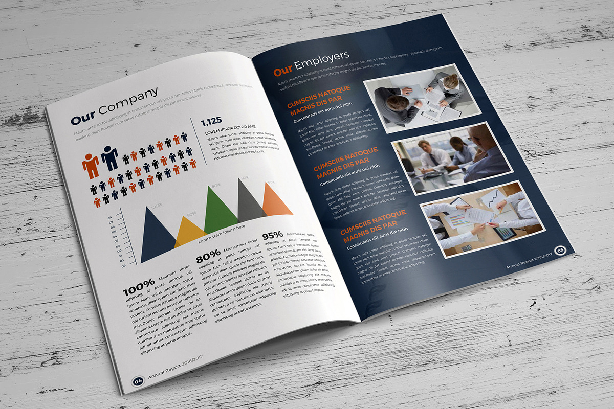 Annual Report Template V3, a Brochure Template by JanySultana (Photo 3 of 14)