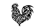 Rooster Chicken Silhouette Bundle, an Illustration by Designs_River (Thumbnail 38 of 51)