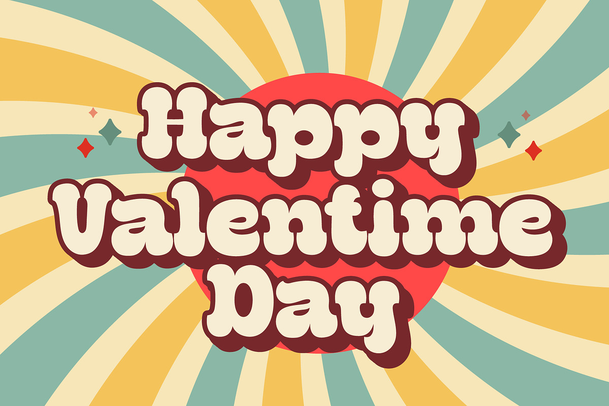 Retro Lover Font, a Handwritten Font by KengGraphic (Photo 3 of 10)