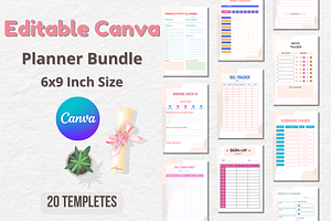 20+ Editable Canva Templetes For KDP, a Design Template by Coco Bloom