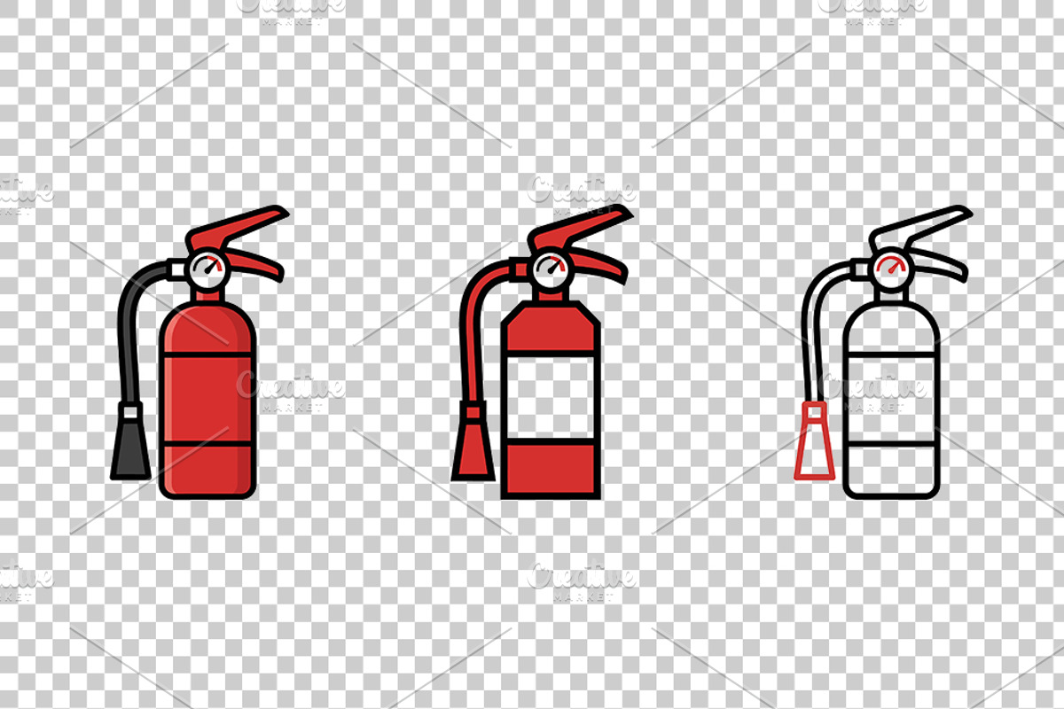 Fire Extinguisher Safety Vector Icon, an Object Graphic by Artonix (Photo 3 of 3)