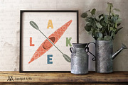 Lake PNG, Kayak PNG Lake Life PNG, a Graphic by Applied Arts (Thumbnail 1 of 8)