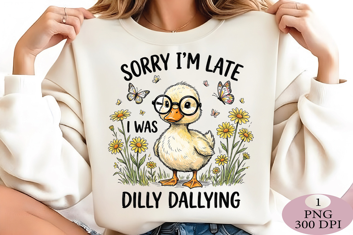 Sorry I'm Late I Was Dilly Dallying, an Illustration by Daily.Designs (Photo 3 of 5)