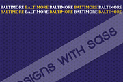 Baltimore Football Paper Pattern, a Pattern Graphic by Designs With Sass (Thumbnail 4 of 8)