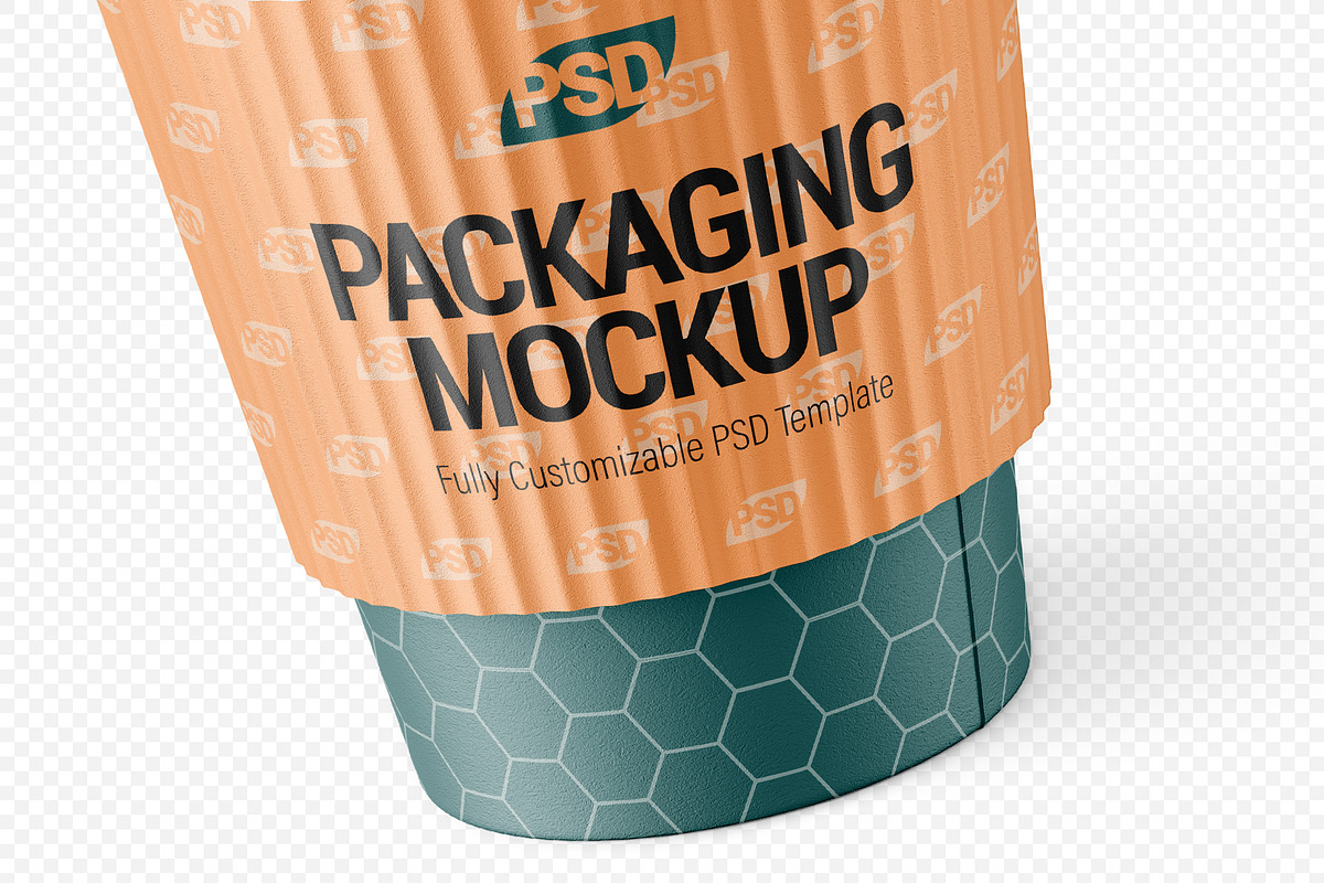 Coffee Cup & Paper Holder PSD Mockup, a Cups & Container Mockup by LoopAll (Photo 3 of 5)