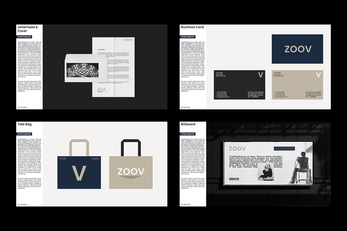 ZOOV | Brand Guidelines Template, a Presentation Template by shaondesigns (Photo 9 of 9)