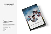 Funeral Program Template Military, a Brochure Template by inserenity (Thumbnail 1 of 5)