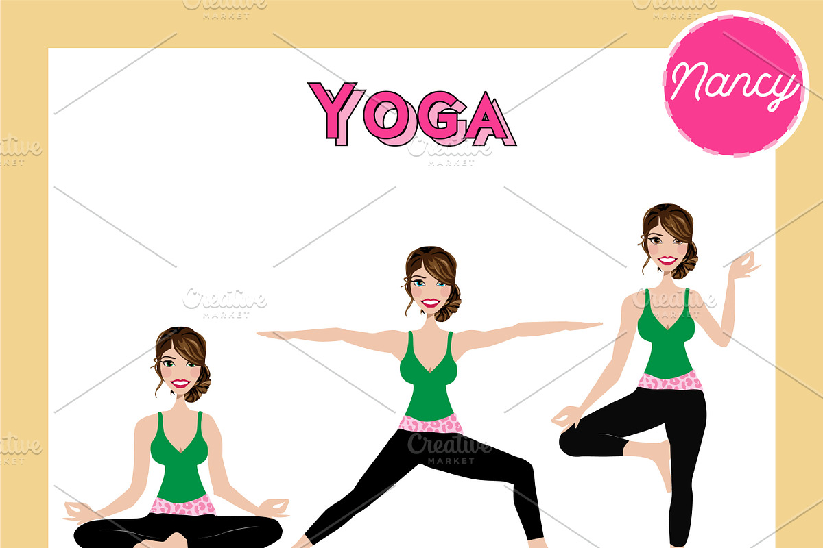 Yoga Teacher Portrait Creator, a Person Illustration by Lauren Lesley Studio (Photo 26 of 43)