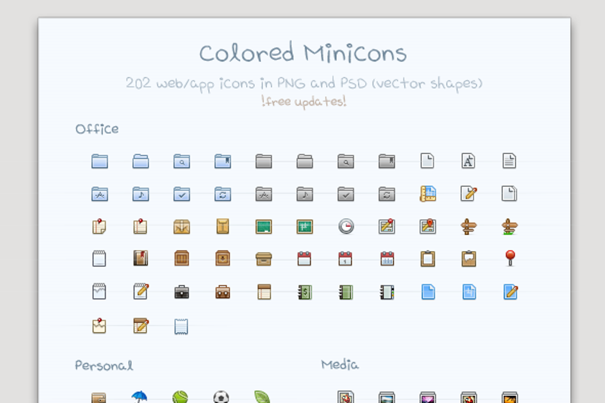 230+ Colored Minicons preview 4
