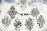 Watercolor & Gold Hand Drawn Mandala, an Object Illustration by Papatongartist (Thumbnail 5 of 9)