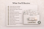Mental Health Journal PDF Template, a Stationery Template by MIRoots Design Studio (Thumbnail 9 of 10)