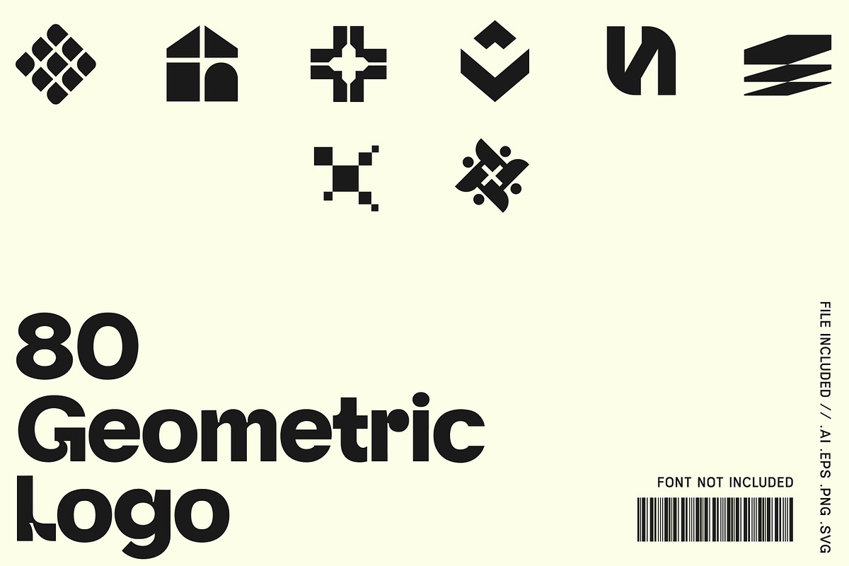 Geometric Logo Pack, a Solid Icon by Tekuni (Photo 13 of 14)
