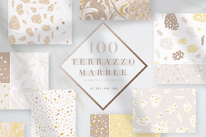 100 Terrazzo & Marble Patterns