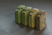 Canisters 20L Low-poly 3D model, an Environmental 3D Model by mockupzz (Thumbnail 2 of 12)