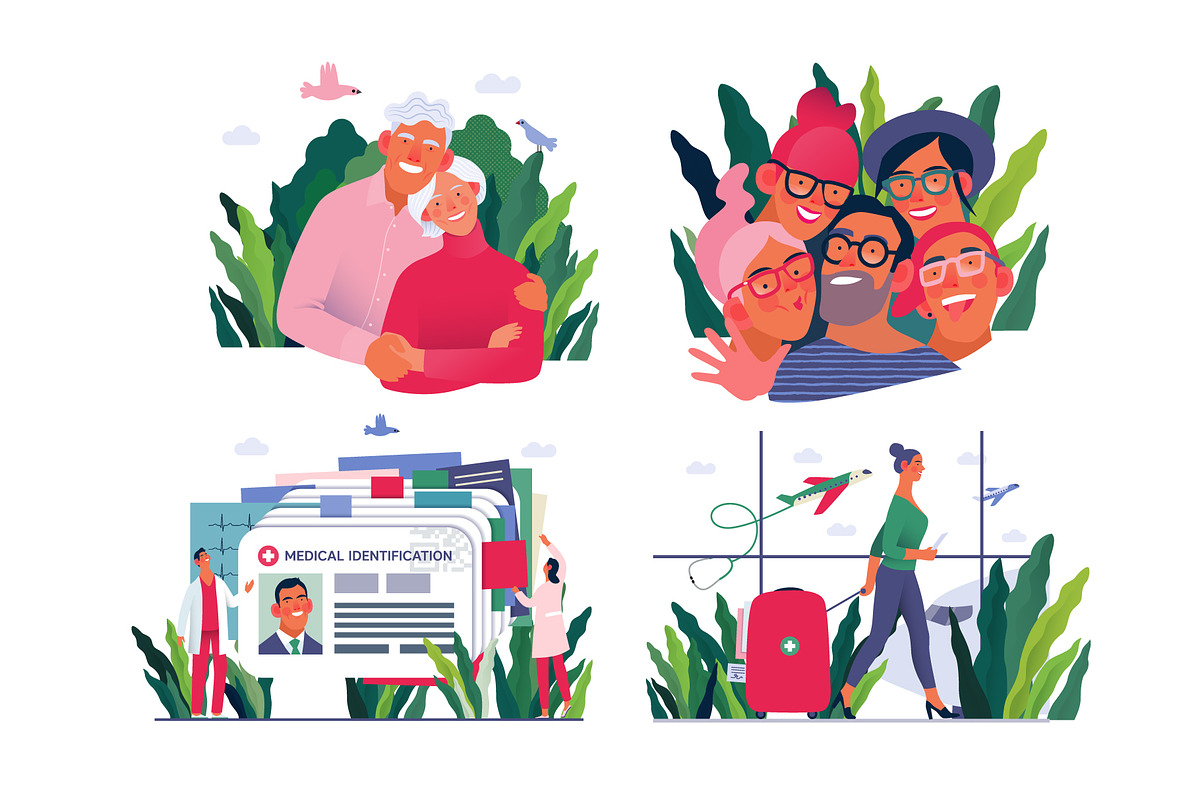 Part 1 Medical website illustrations, a Healthcare Illustration by Grivina's shop (Photo 4 of 37)