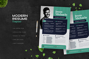 Green Modern Resume