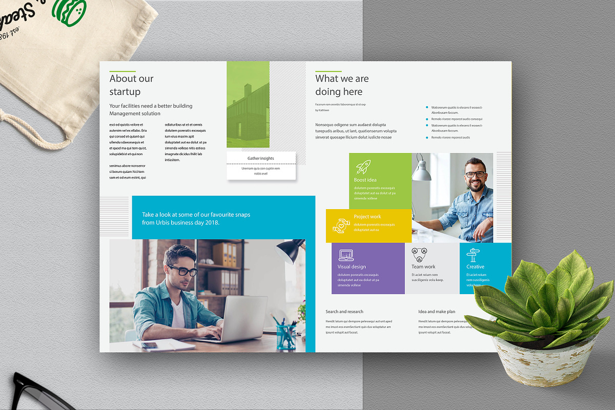 Creative Bi Fold Brochure, a Brochure Template by Addaxx (Photo 2 of 3)