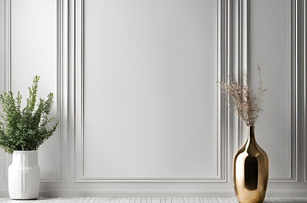 White home decor modern elegant vase, an Architecture Photo by ComfortQ