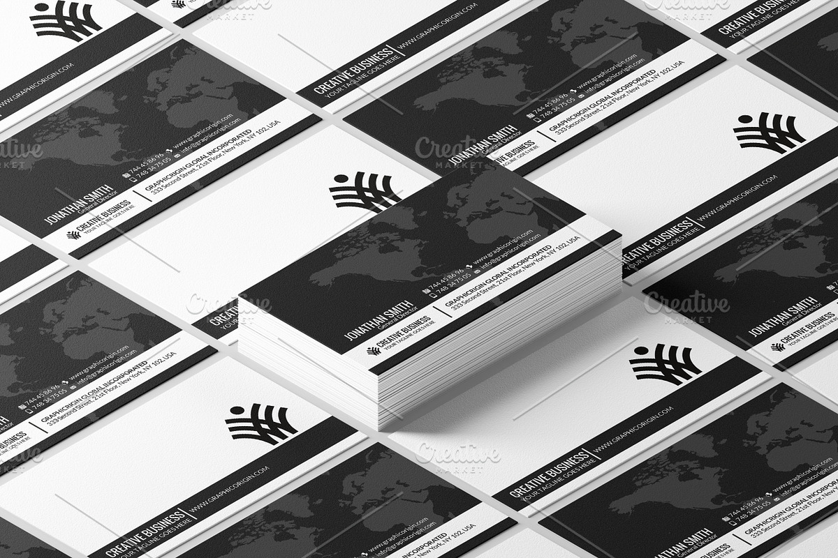 Modern clean Business card, a Business Card Template by Graphic Origin (Photo 2 of 2)