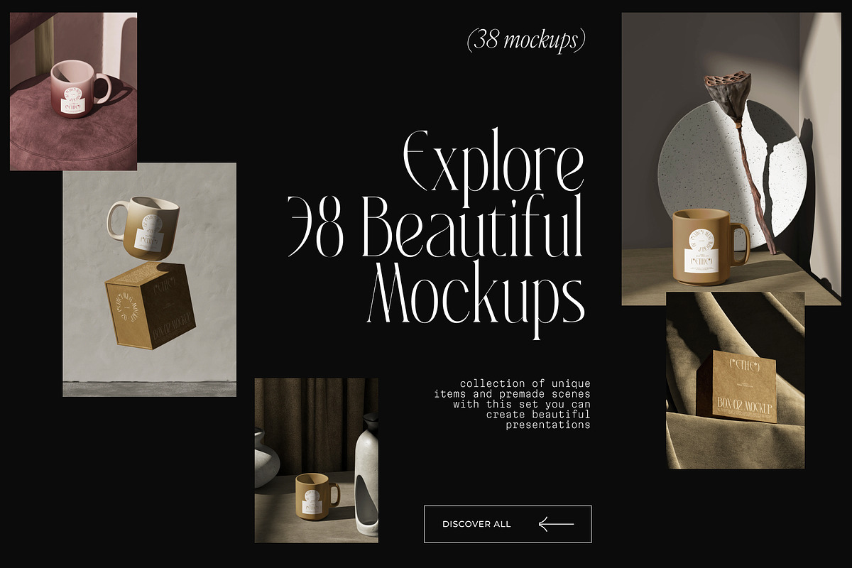 ETHE - Mug mockups set v2, a Cups & Container Mockup by Creatoom (Photo 2 of 15)