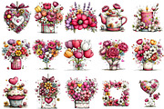 Whimsical Mother's Day Clipart, an Illustration by OK Design (Thumbnail 3 of 6)