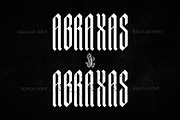ABRAXAS | Gothic Typeface, a Blackletter Font by Norse Moss (Thumbnail 2 of 8)