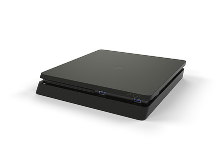 PS 4 Slim - Black, an Object 3D Model by Tedi Permana