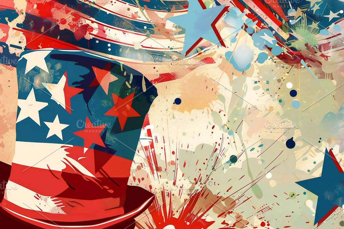 4th of July Patriotic Day Background, a Graphic by VetalStock (Photo 6 of 8)