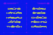 NCL RABEGS - Cyberpunk Font, a Sans Serif Font by Enxyclo Studio (Thumbnail 6 of 12)