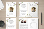Memorial Program Template, an Invitation Template by TemplatesForest (Thumbnail 3 of 3)