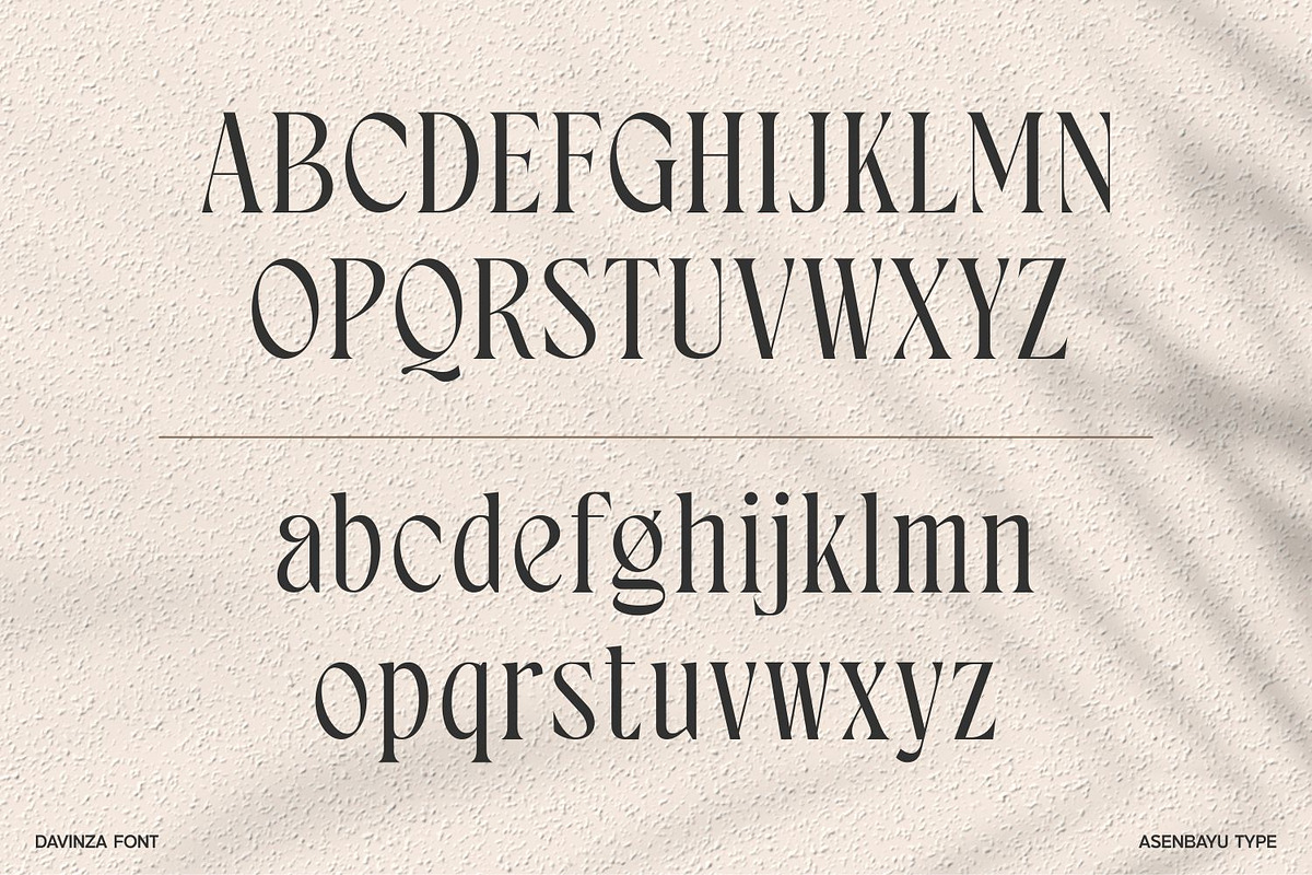 Davinza - Elegant Serif Font, a Serif Font by Asenbayu (Photo 6 of 14)
