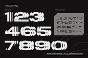 Glasset – Experimental Distort Font, a Sans Serif Font by Drizy (Thumbnail 5 of 10)