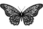 Beautiful Butterfly Silhouette, an Object Graphic by Designer_Momina (Thumbnail 10 of 20)