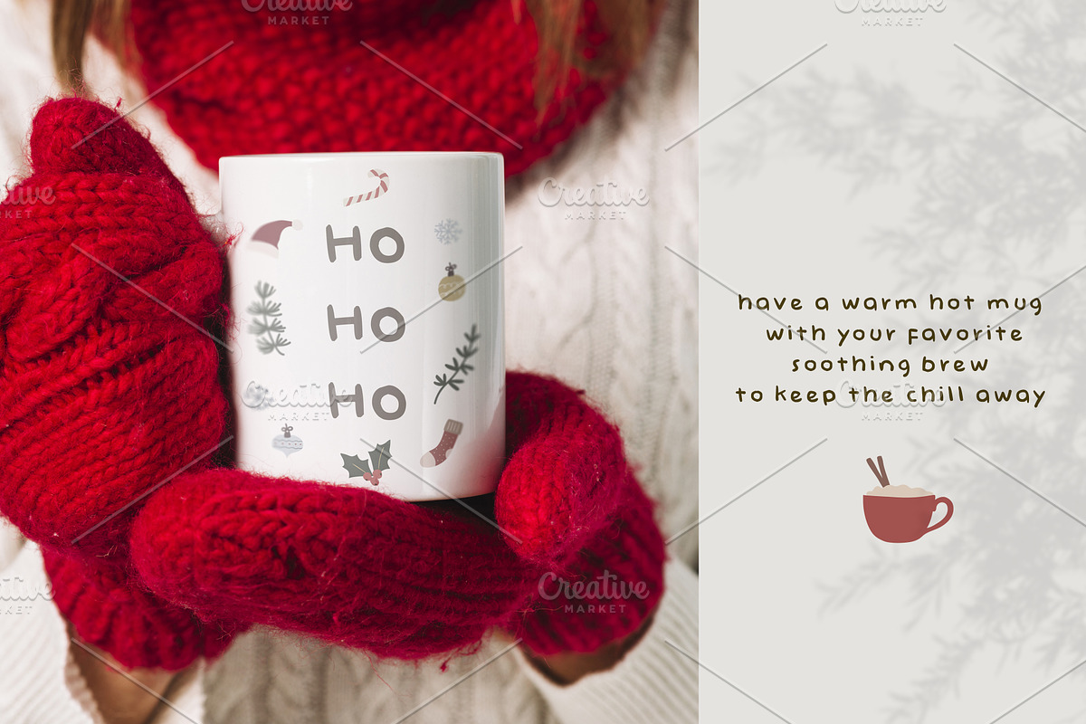 Christmas Winter Abstract Vol.1, a Decorative Illustration by Hanazumi (Photo 10 of 15)