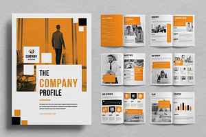 Company Profile Template, a Brochure Template by ContestDesign