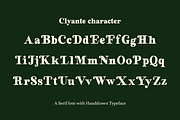 Clyante - Vintage Serif Handdrawn, a Serif Font by Pandeka Studio (Thumbnail 8 of 9)