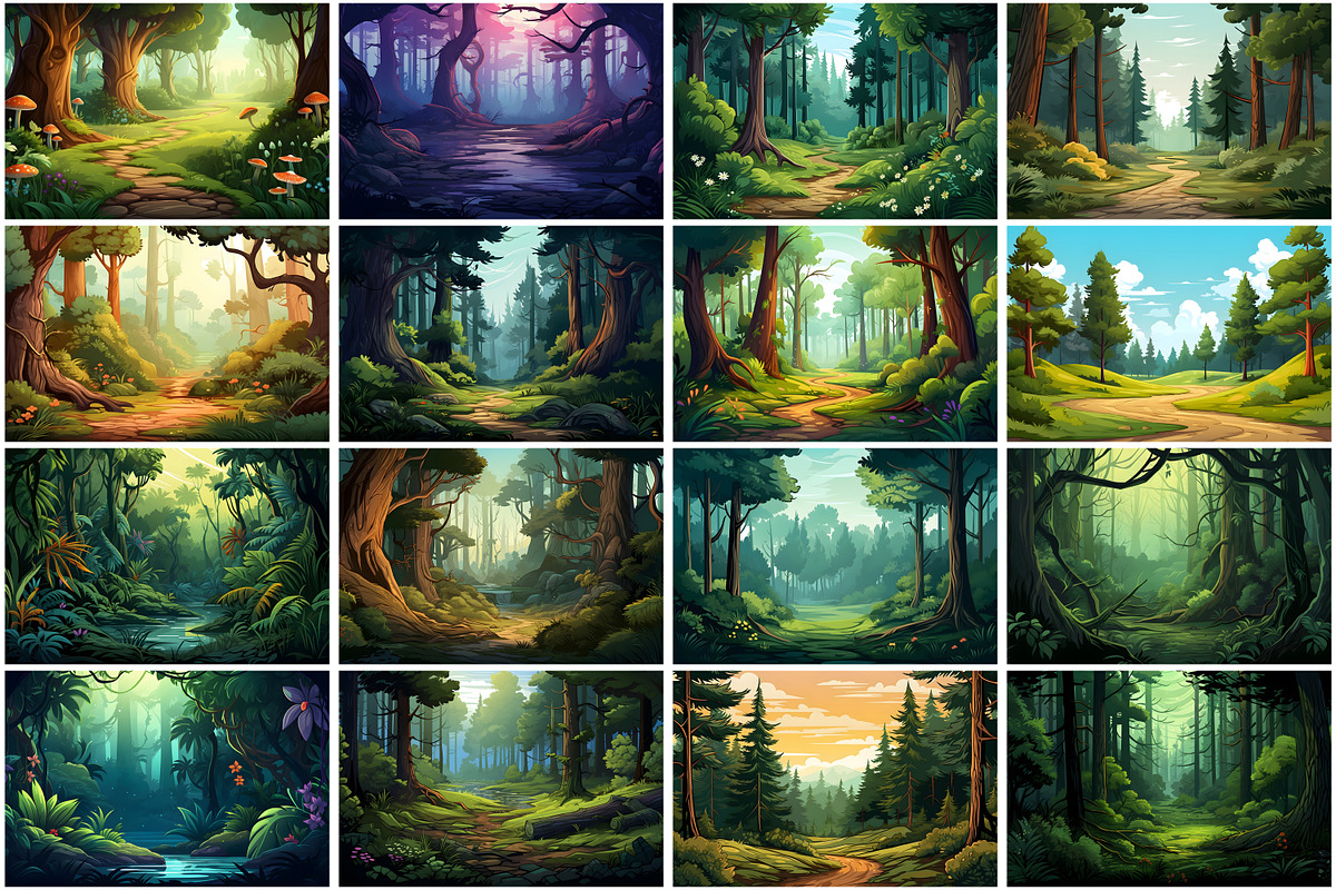 Forest Wallpaper, a Wallpaper Graphic by Forhadx5 (Photo 12 of 12)