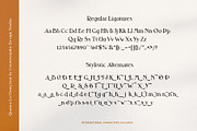 Quanta La Oranj Vintage Serif Font, a Serif Font by Creativeqube Design (Thumbnail 13 of 14)