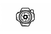 Camera Photography Vector Icon Bundl, an Illustration by Amazin_art (Thumbnail 40 of 51)
