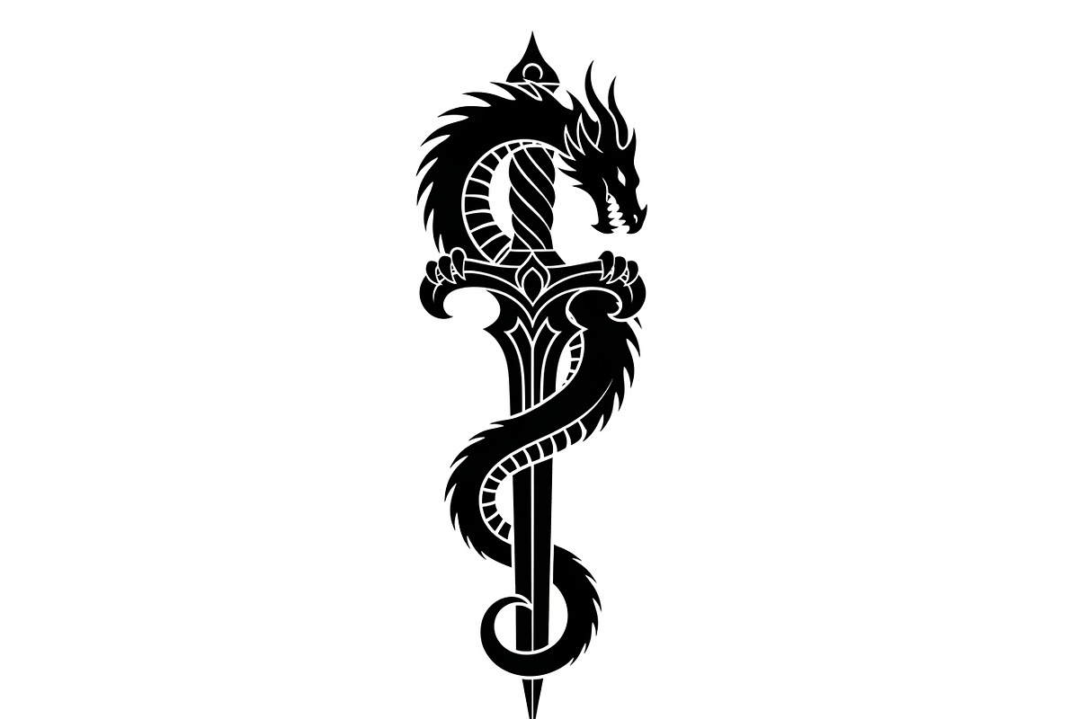 Dragon Sword Bundle, an Illustration by Designs_River (Photo 26 of 31)
