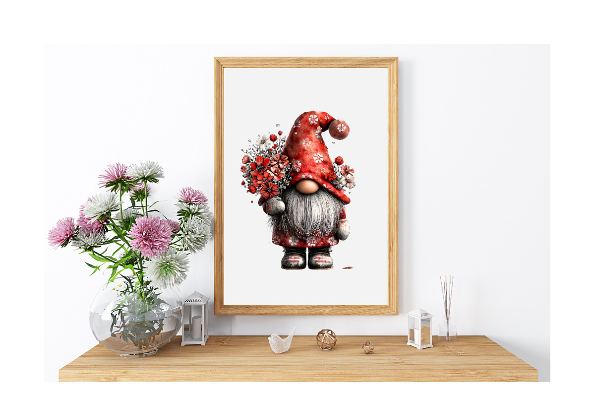 Whimsical Spring Gnome Clipart Bundl, an Illustration by GatewayDesign (Photo 4 of 6)