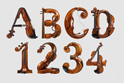 Violin Harmony Font, a Serif Font by Handmadefont (Thumbnail 14 of 15)