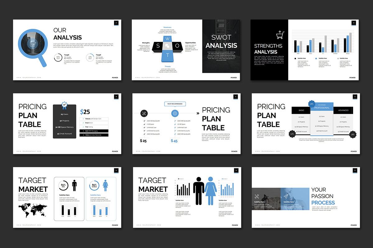 Power Powerpoint Presentation, a Presentation Template by Stock Shape (Photo 7 of 8)