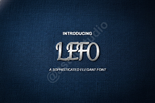 Lefo - Luxury Modern Serif Typeface